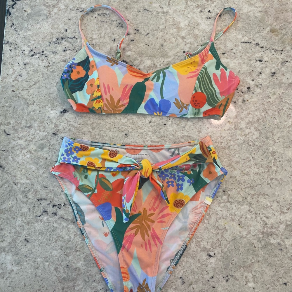 Rifle Paper + Summersalt swimsuit